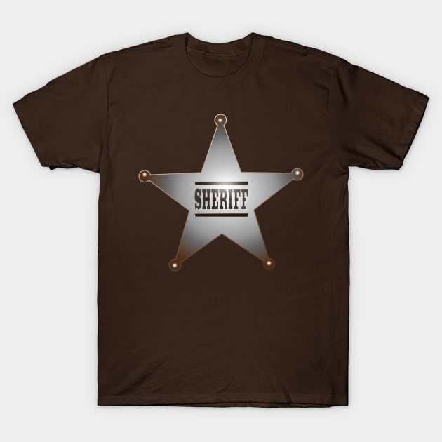 Sheriff T-Shirt by Moses763